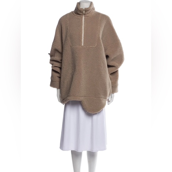 Tibi Cozy Fleece Anorak Zip Up - Picture 2 of 4
